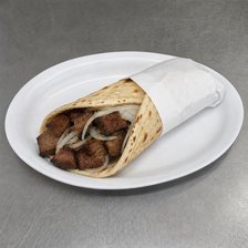 Boti Roll (Lamb) wrapped in paper