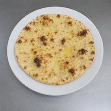 Butter Naan on a plate