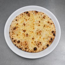 Cheese Garlic Naan on a plate