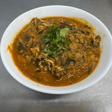 Chicken Saag in a bowl
