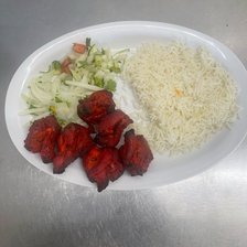 Chicken Tikka / Spicy Tikka on a plate