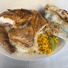 Dahi Tandoori Chicken on a plate
