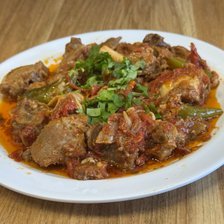 Goat Karahi in a bowl